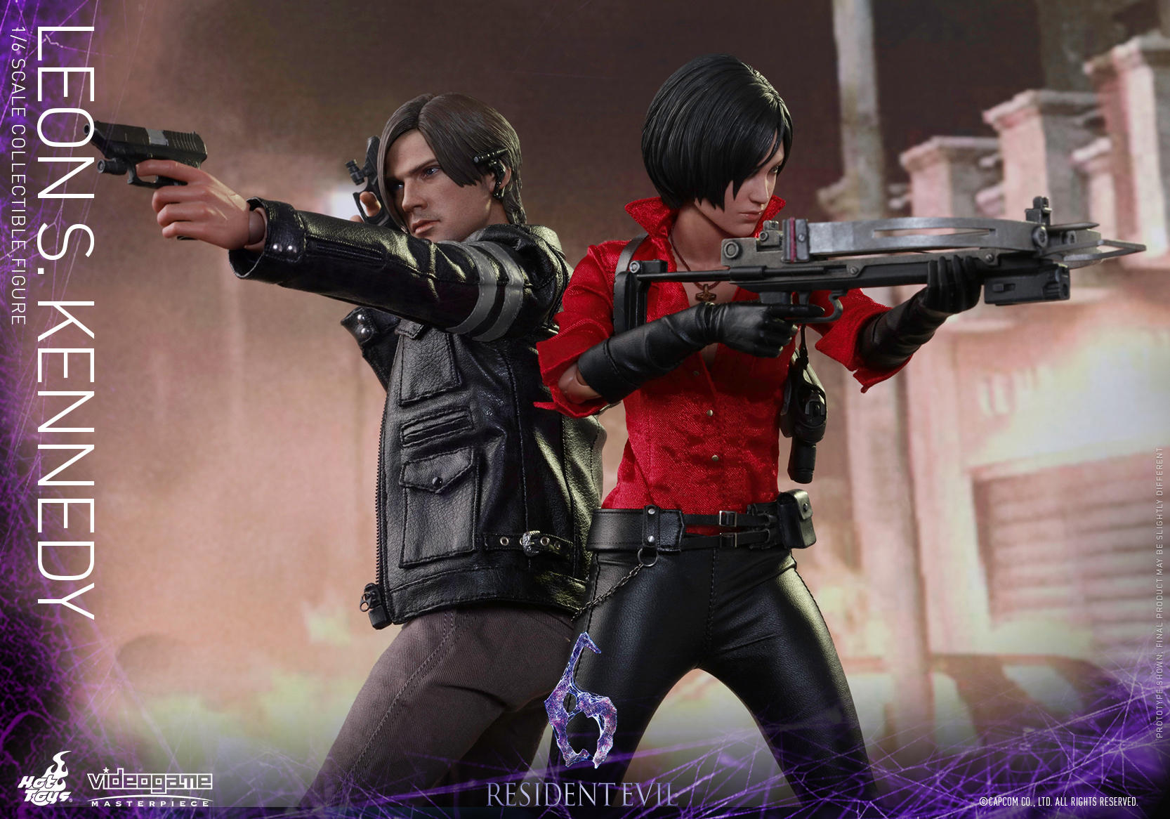 Mira las figuras de colección de Ada Wong y Leon Kennedy de Resident Evil 6