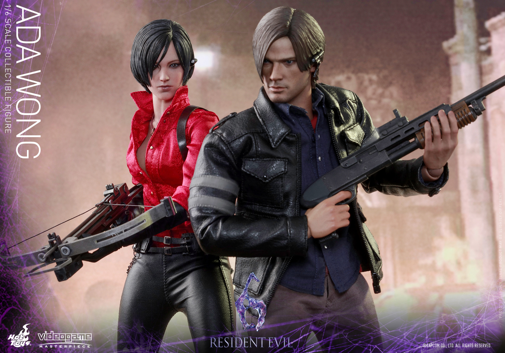 Mira las figuras de colección de Ada Wong y Leon Kennedy de Resident Evil 6