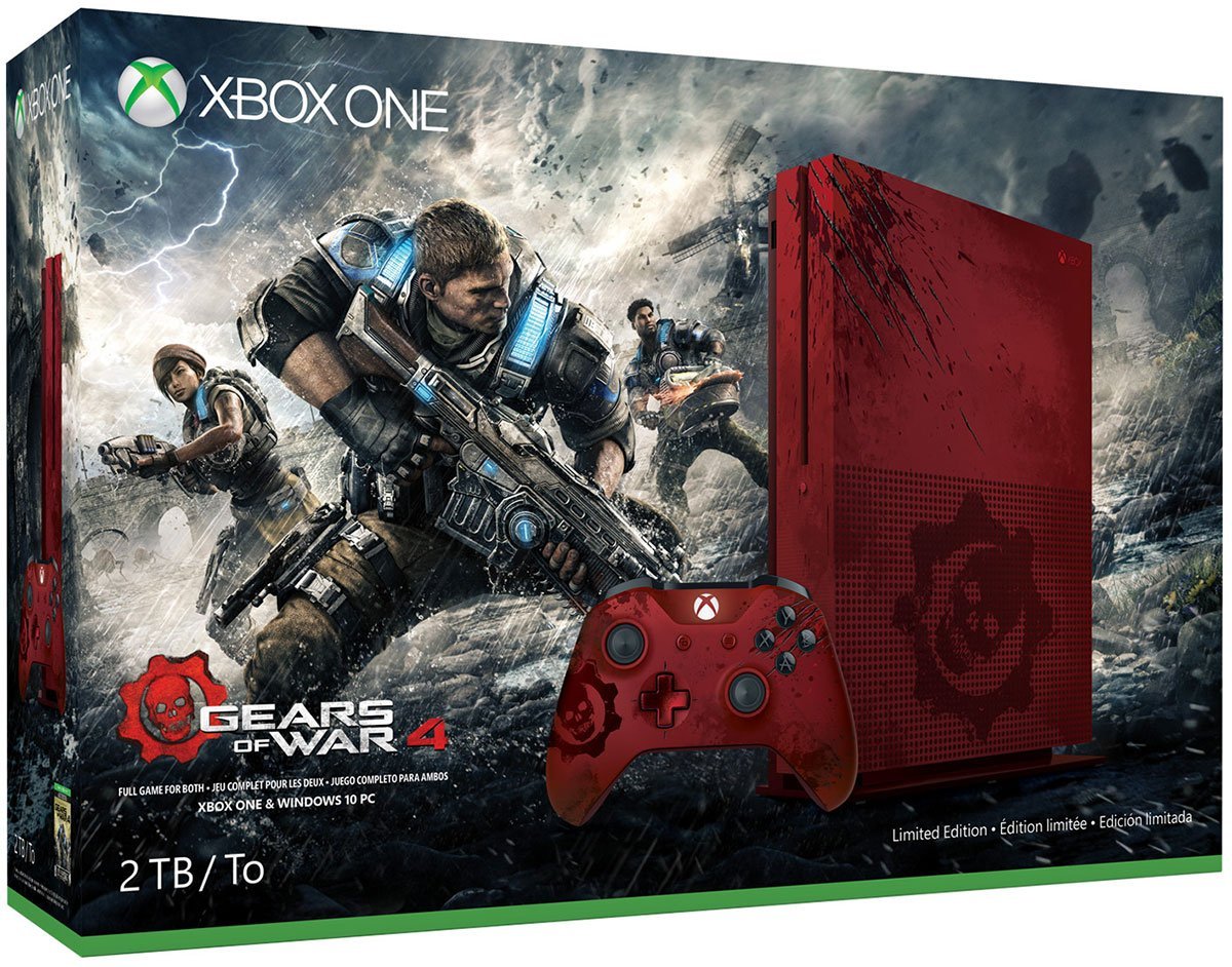 Mira la Xbox One S edición limitada de Gears of War 4