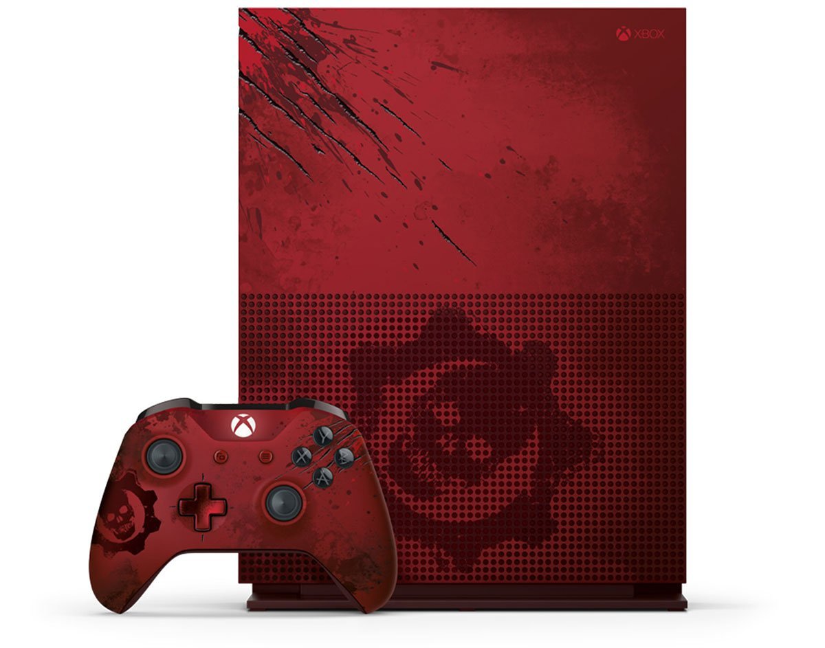 Mira la Xbox One S edición limitada de Gears of War 4