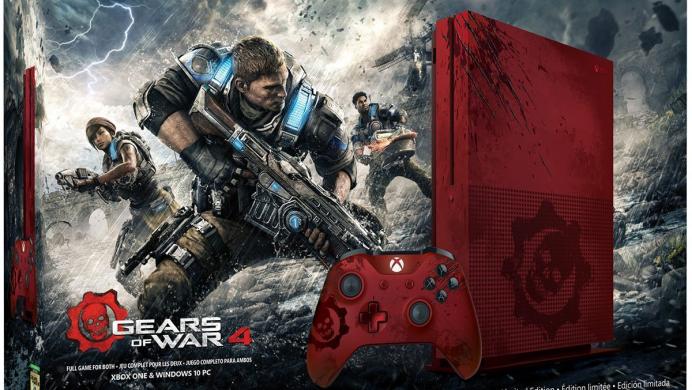 Mira la Xbox One S edición limitada de Gears of War 4