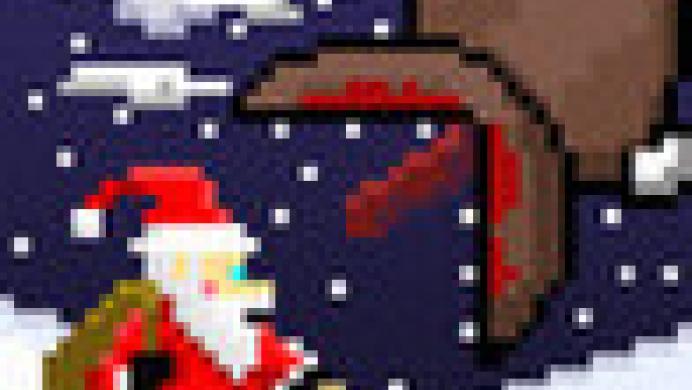 Super Mega Worm Vs Santa Saga