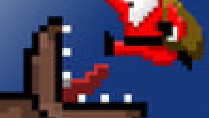 Super Mega Worm Vs Santa