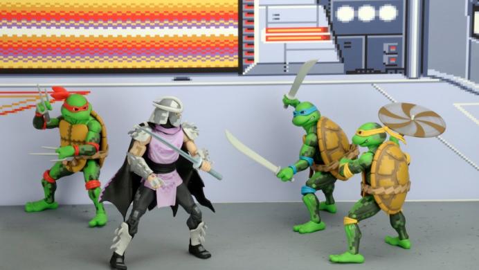 Así son las figuras de acción de las Tortugas Ninja basadas en el arcade de 1989