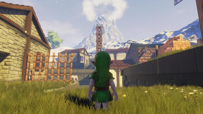 Así luce Kakariko Village de Ocarina of Time con el Unreal Engine 4