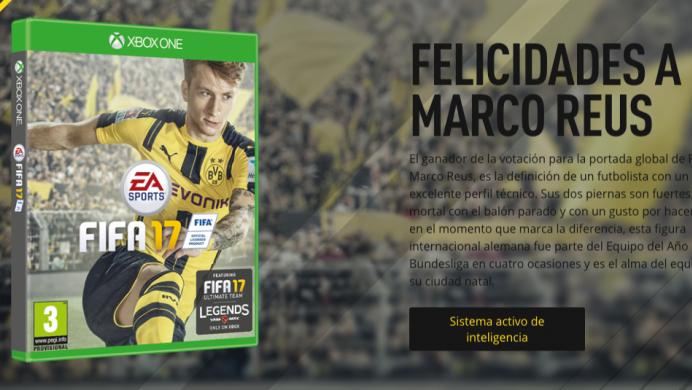 Marco Reus le gana a James Rodríguez y el alemán será la portada de FIFA 17