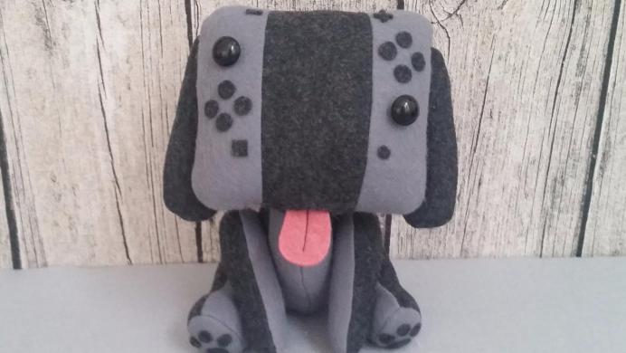 Nintendo Switch tiene forma de perrito y a alguien se le ocurrió hacer un peluche 