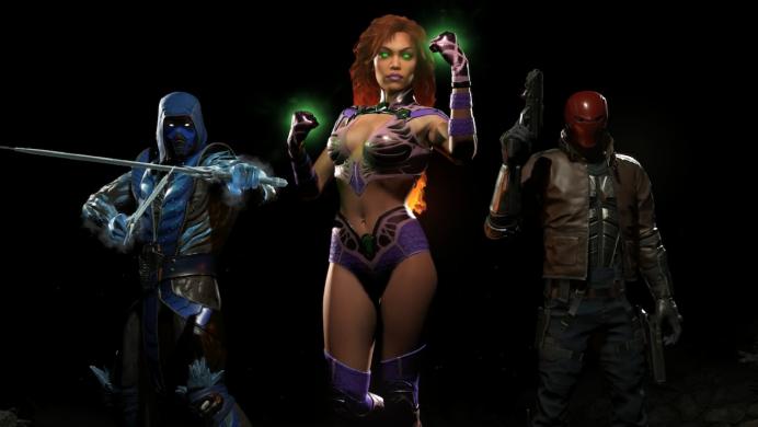 Sub-Zero, Red Hood y Starfire se suman a Injustice 2… como DLC