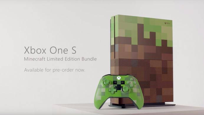 Xbox One S tendrá una edición limitada de Minecraft