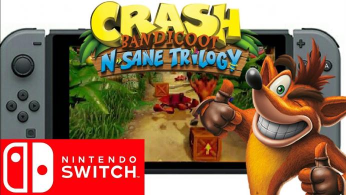 Nintendo celebra la llegada de Crash Bandicoot N’Sane Trilogy a Switch con este tráiler