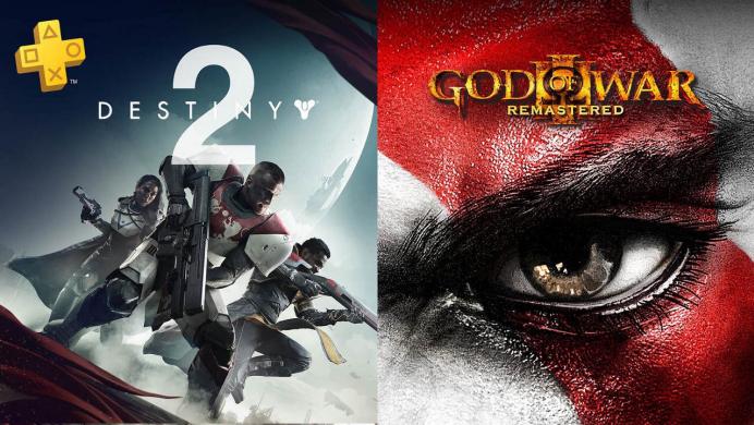 God of War 3 Remastered y Destiny 2, gratis en septiembre para todos los usuarios Plus de PS4