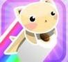 Rainbow Tissue Cat