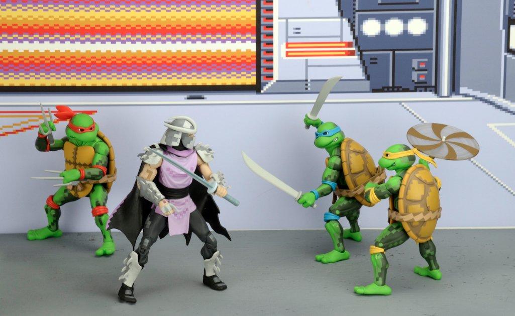 Así son las figuras de acción de las Tortugas Ninja basadas en el arcade de 1989