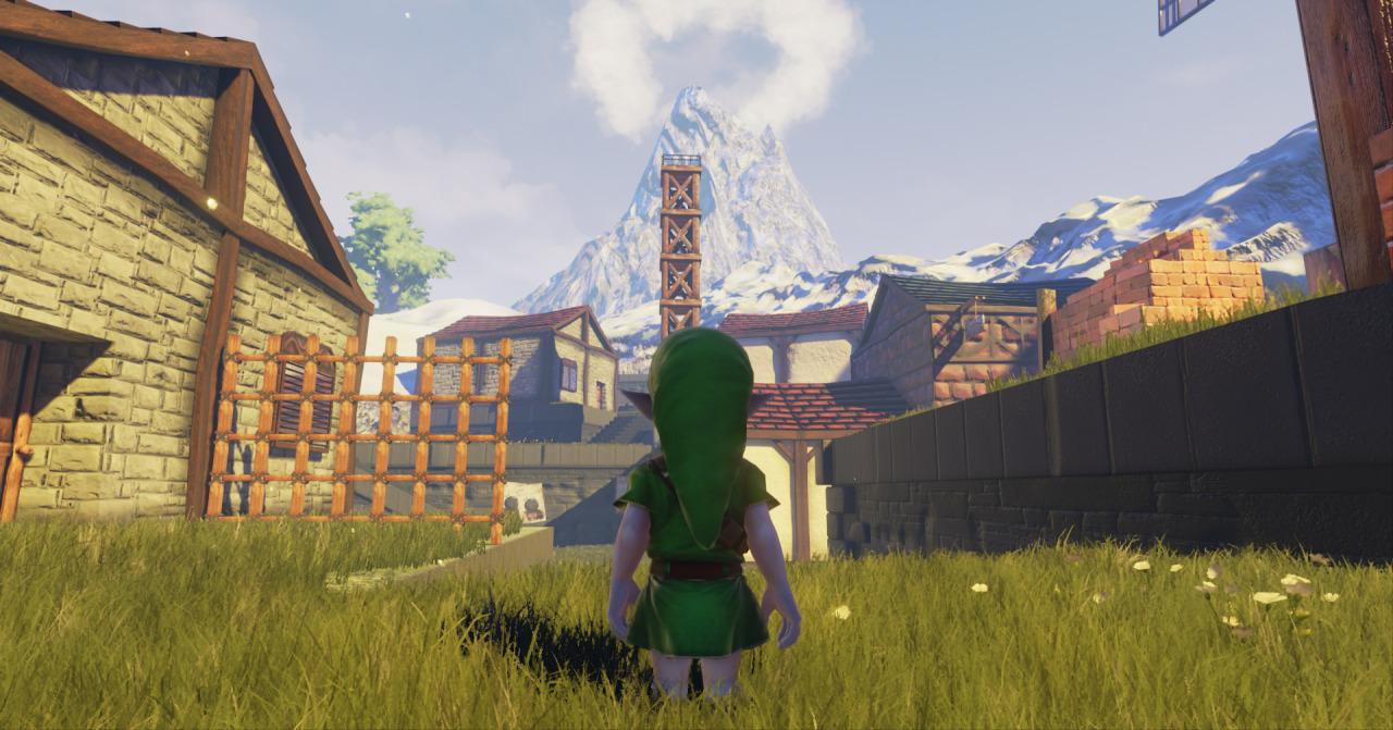 Así luce Kakariko Village de Ocarina of Time con el Unreal Engine 4