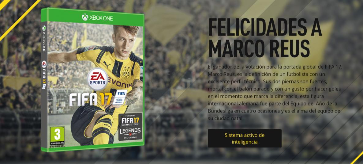 Marco Reus le gana a James Rodríguez y el alemán será la portada de FIFA 17