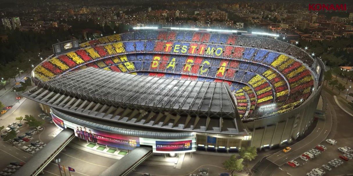 ¿Te gusta FIFA y el F.C. Barcelona? Lo sentimos, el Camp Nou es exclusivo de PES