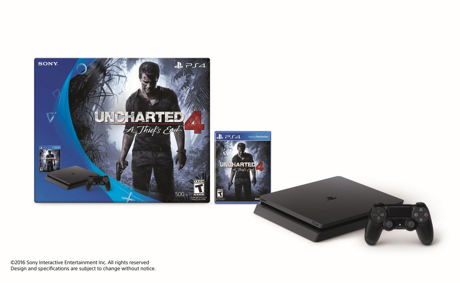 Uncharted 4 es el primer bundle para la PS4 Slim