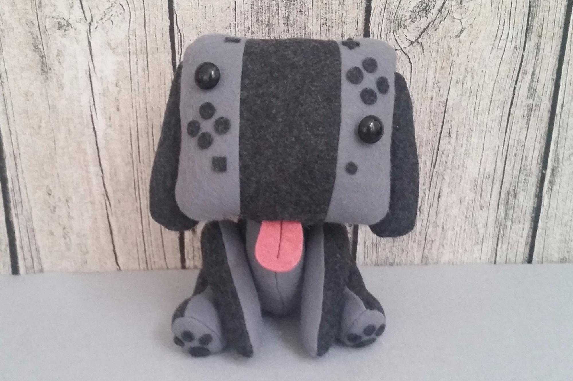 Nintendo Switch tiene forma de perrito y a alguien se le ocurrió hacer un peluche