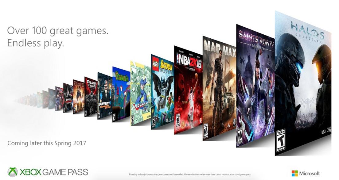 Xbox se la juega con el modelo Netflix en los videojuegos y anuncia el Xbox Game Pass